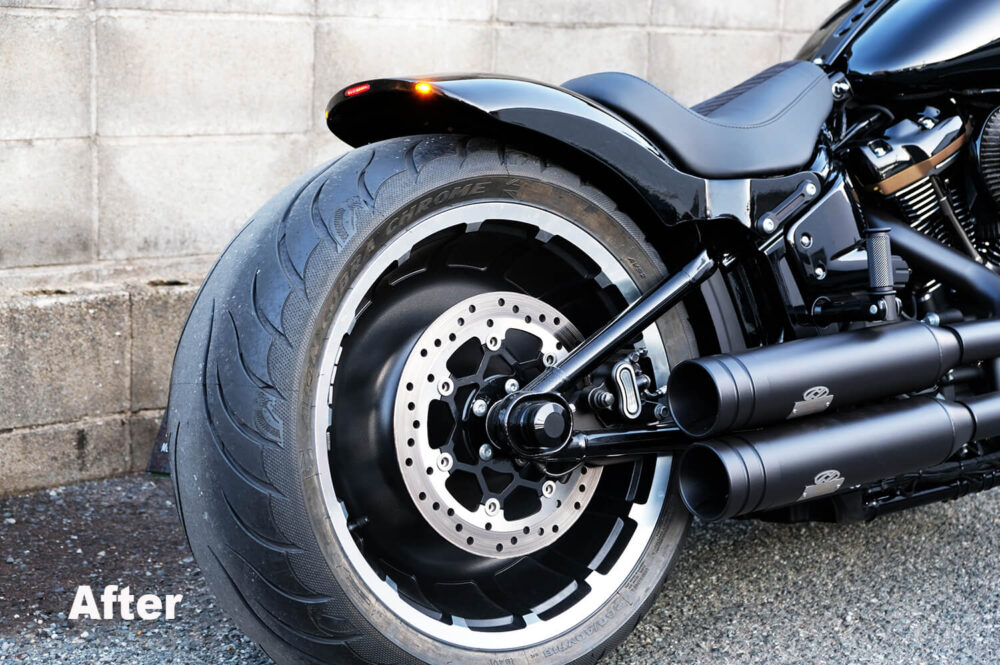 Thunderbike（サンダーバイクの鋼製リアフェンダー）