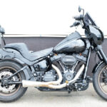 ローライダーSのリアサスペンション リフトアップ後